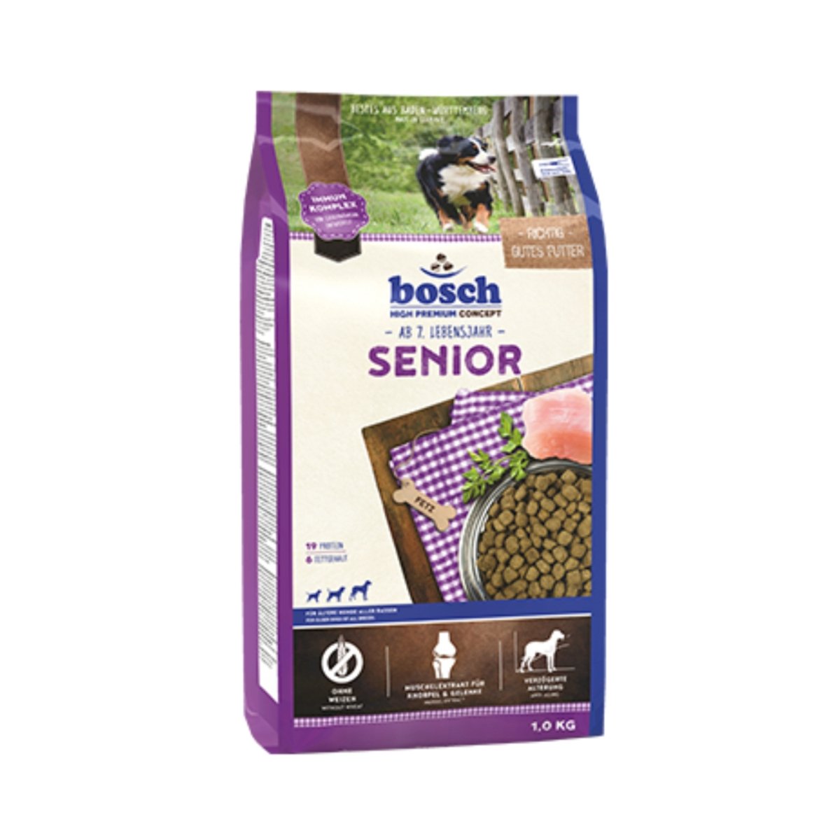 BOSCH Senior, Pui, hrană uscată câini senior, 12.5kg