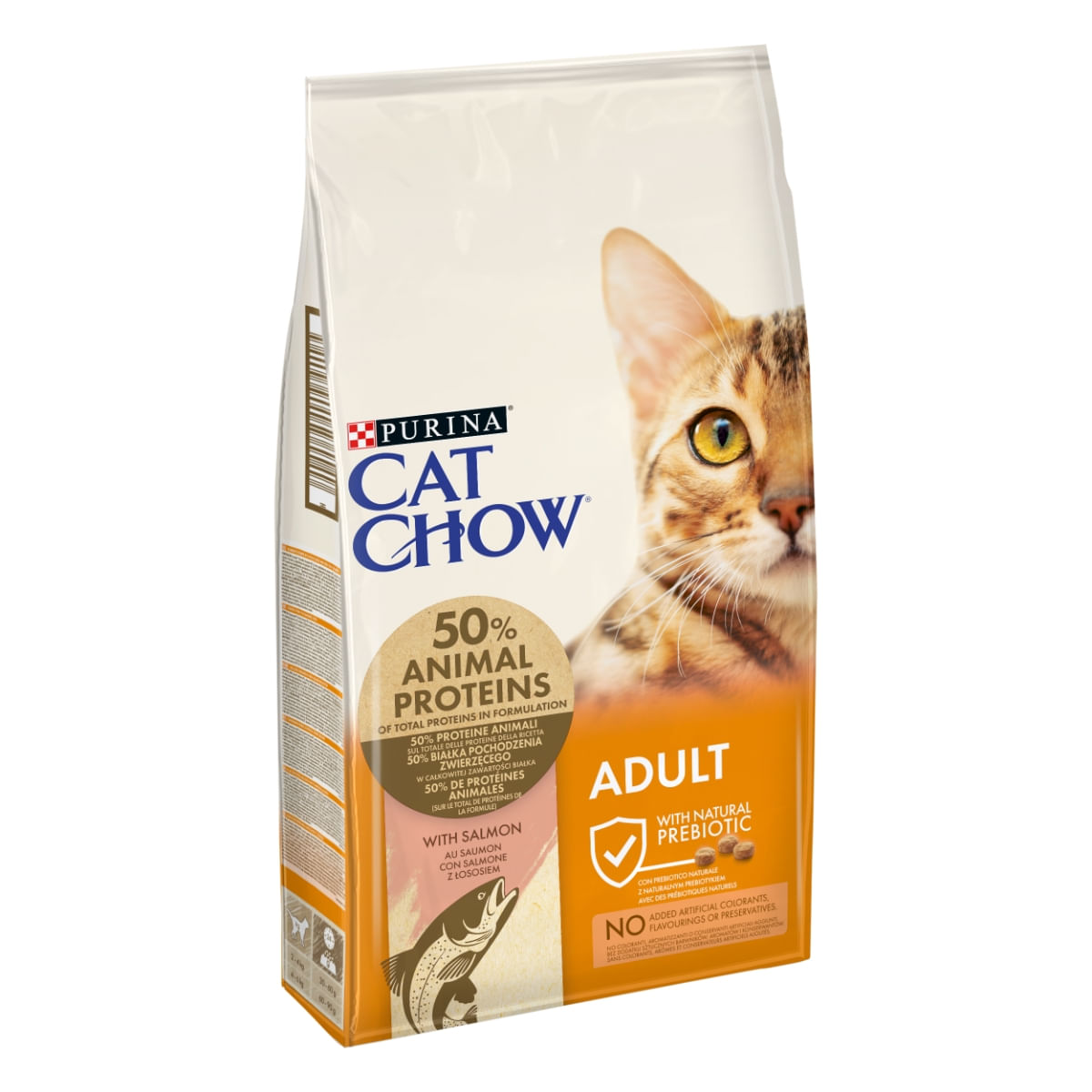 PURINA Cat Chow Adult, Somon, hrană uscată pentru pisici, 15kg - 3 | YEO