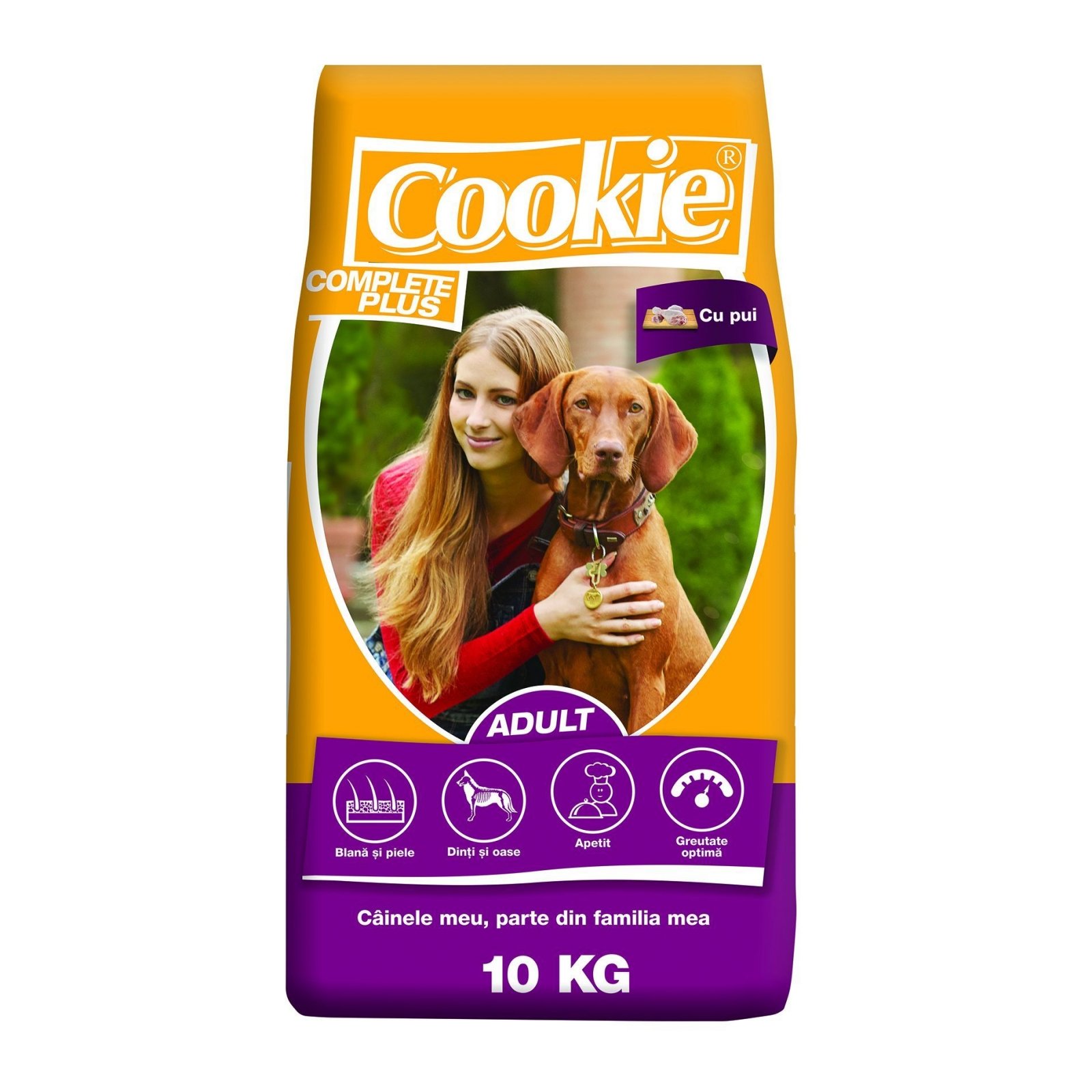 Cookie Complete Plus Adult cu Pui, 10 kg