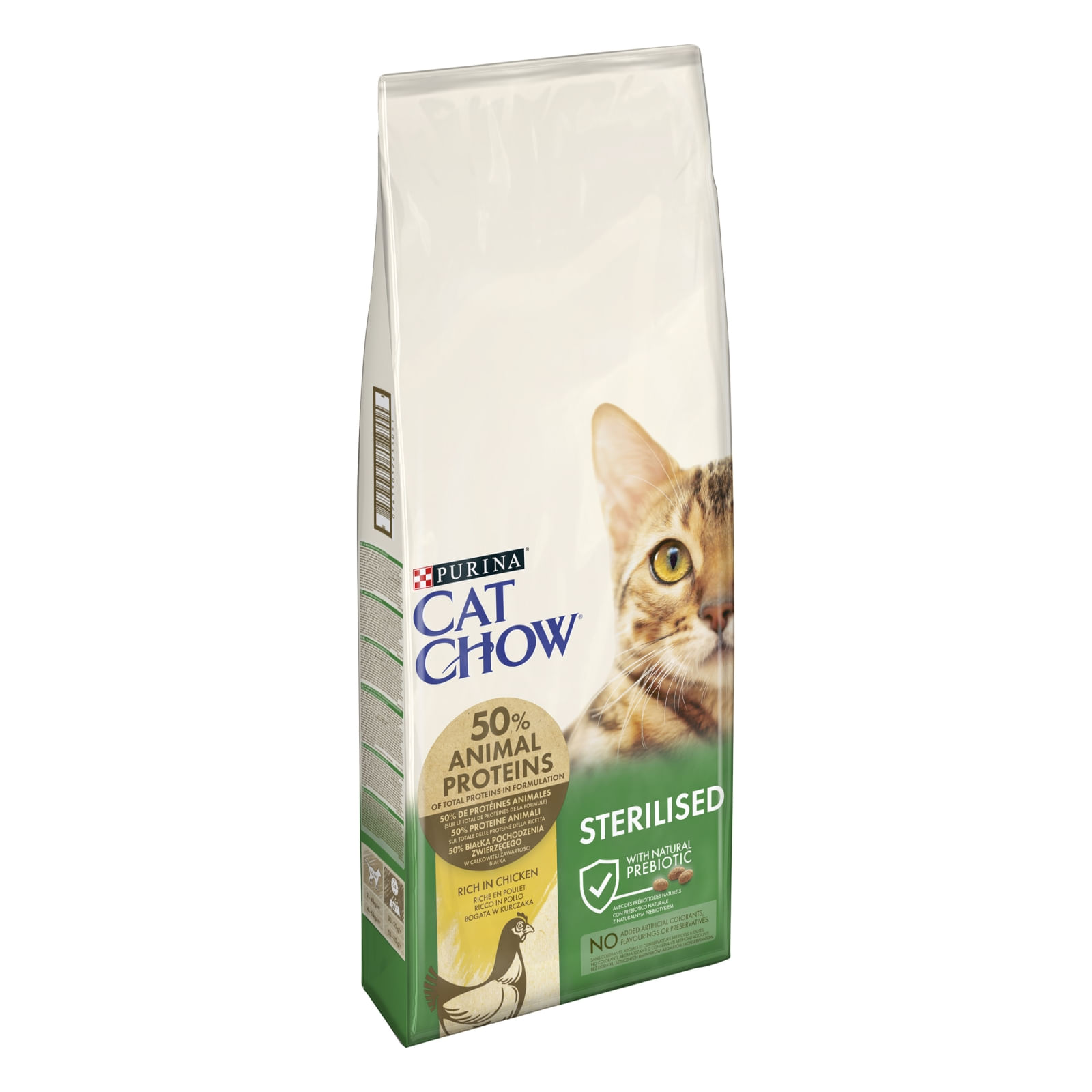 PURINA Cat Chow Sterilised, Pui, hrană uscată pentru pisici sterilizate, 15kg - 2 | YEO