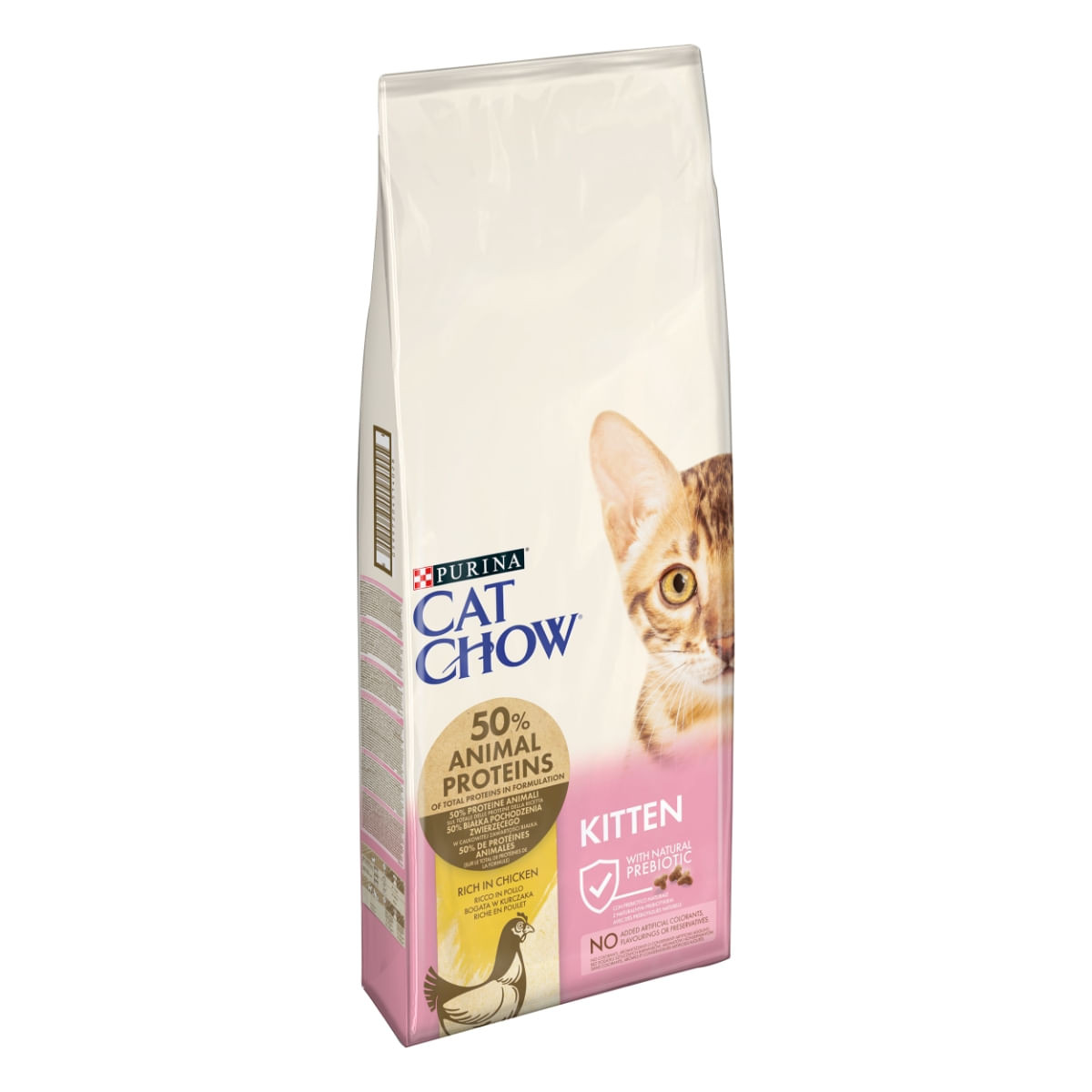 PURINA Cat Chow Kitten, Pui, hrană uscată pentru pisici junior, 15kg - 1 | YEO