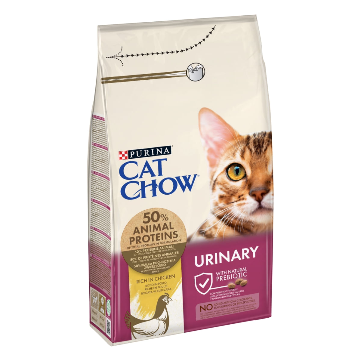 PURINA Cat Chow Urinary Tract Health, Pui, hrană uscată pentru pisici, sănătatea tractului urinar, 1.5kg - 1 | YEO