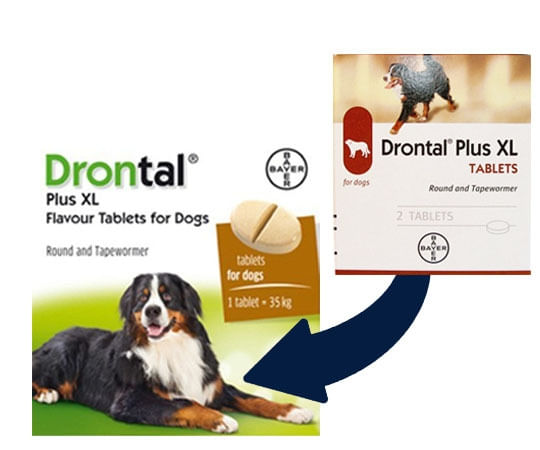 DRONTAL PLUS XL - 2 TABLETE - 2 | YEO