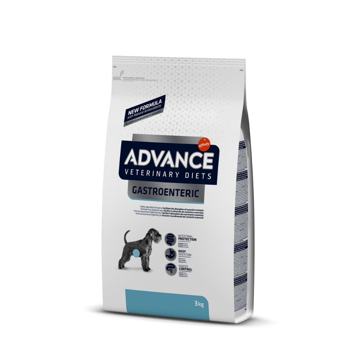 ADVANCE Veterinary Dietes Dog Gastroenteric, dietă veterinară, hrană uscată câini, afecțiuni digestive ADVANCE Veterinary Diets Gastroenteric, dietă veterinară câini, hrană uscată, sistem digestiv, 3kg - 1 | YEO