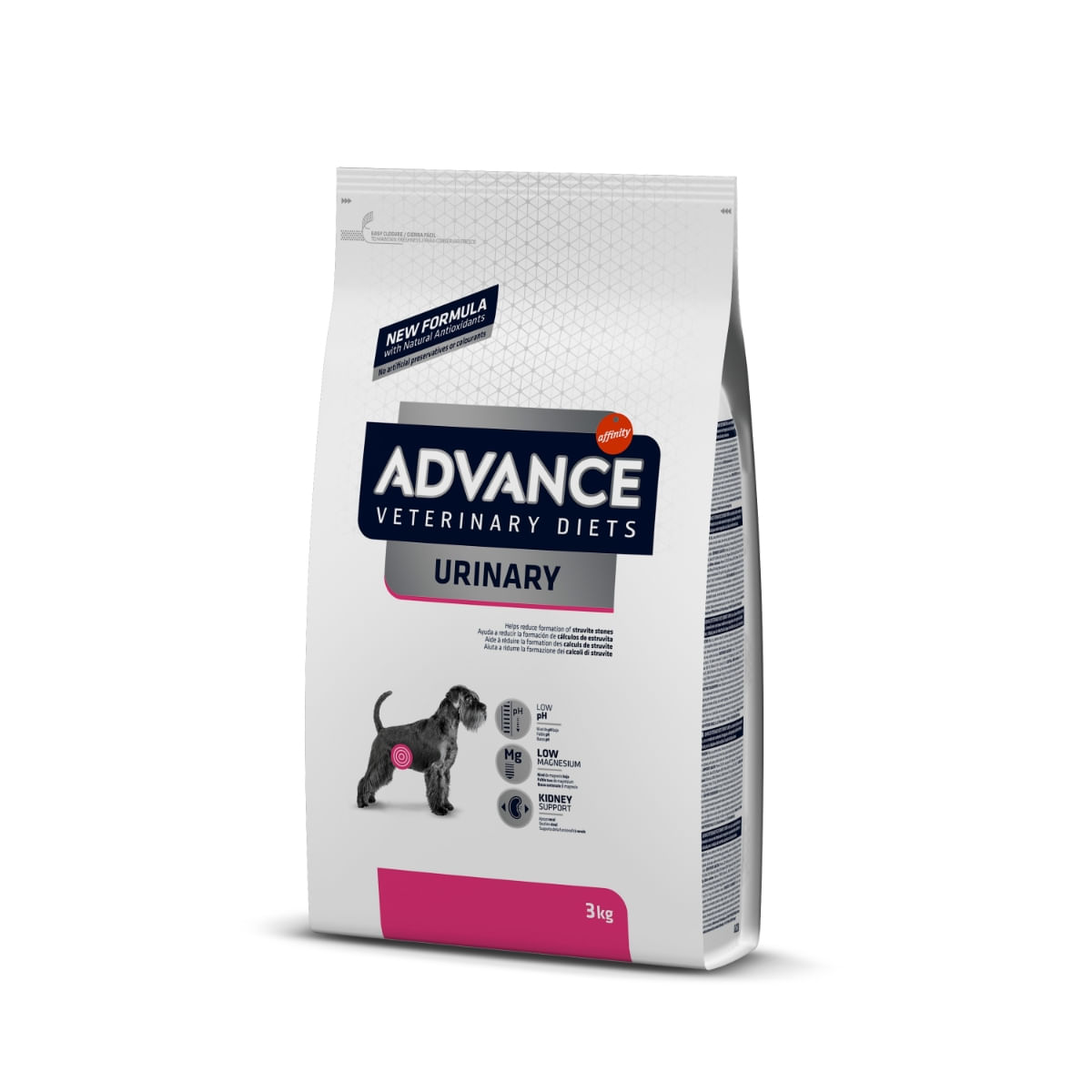 ADVANCE Veterinary Diets Dog Urinary, dietă veterinară, hrană uscată câini, afecțiuni urinare ADVANCE Veterinary Diets Urinary, dietă veterinară câini, hrană uscată, sistem urinar, 3kg