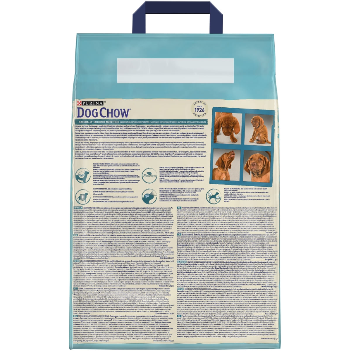 PURINA Dog Chow Puppy M, Pui, hrană uscată câini junior, 2.5kg