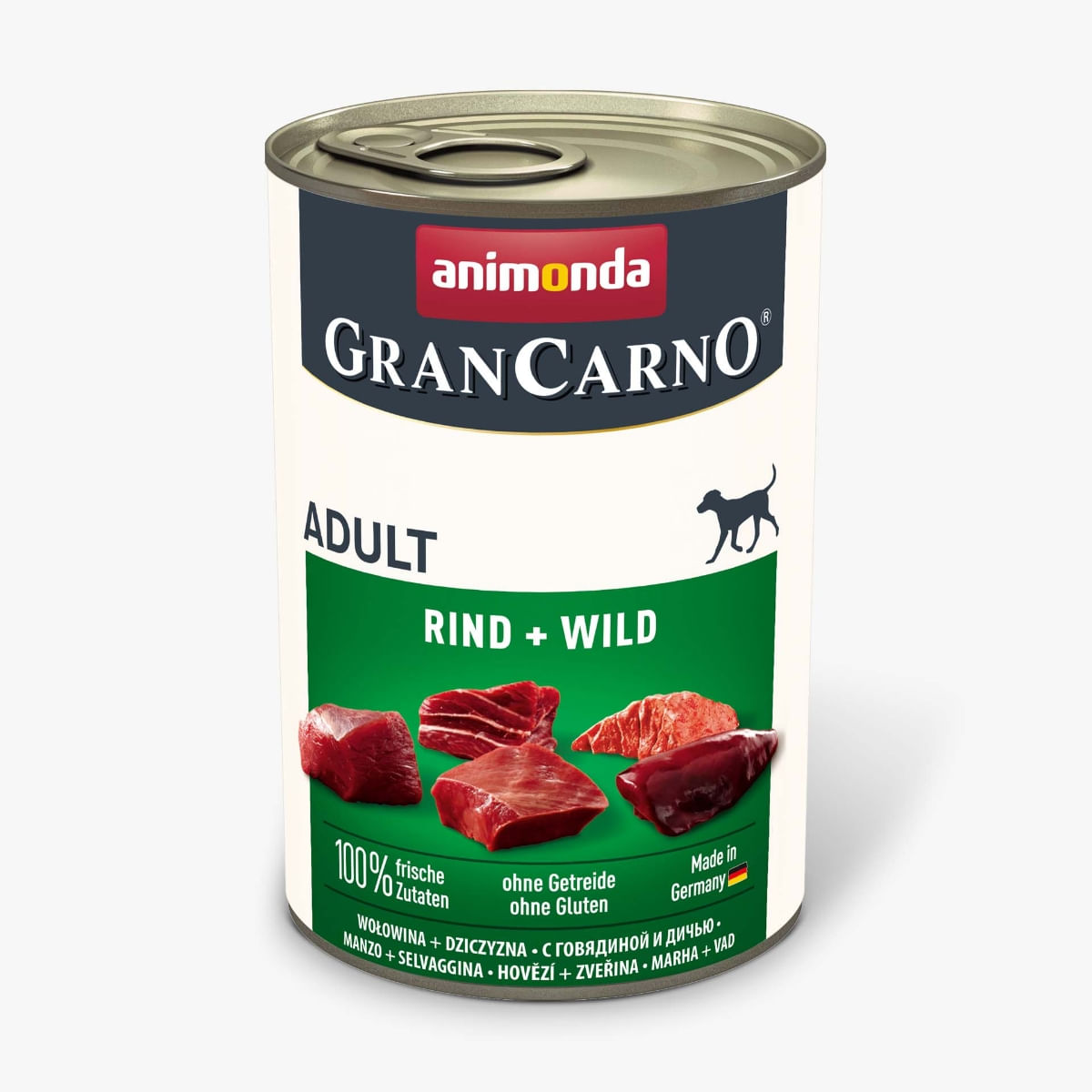 GRANCARNO, XS-M, Vită și Vânat, conservă hrană umedă fără cereale câini, (în aspic), 400g - 1 | YEO