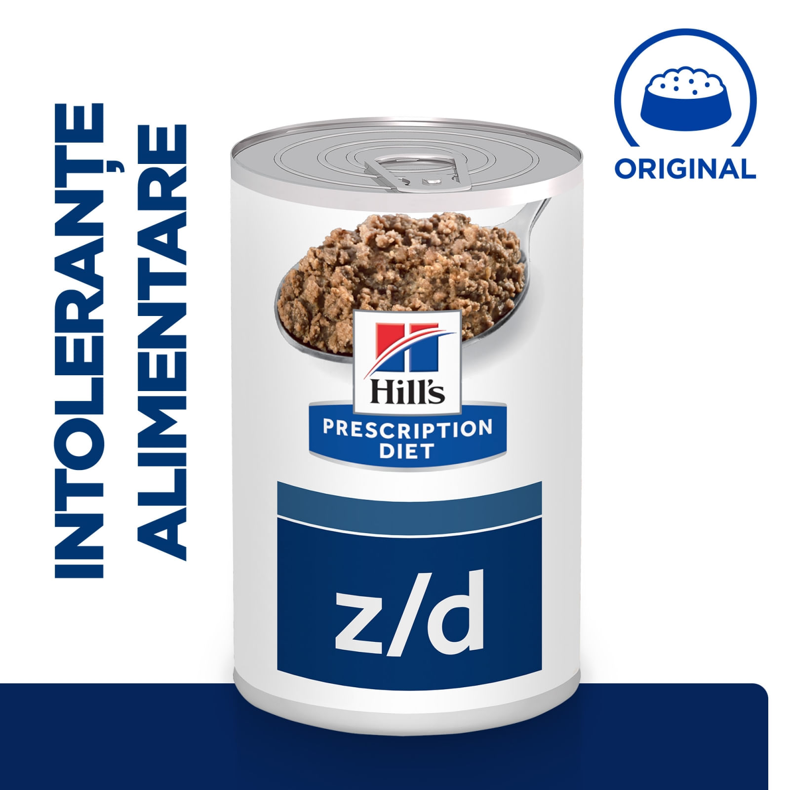 HILL&#039;S Prescription Diet z/d Food Sensitivities, dietă veterinară câini, conservă hrană umedă, piele &amp; blana, sistem digestiv, (în sos), 370g