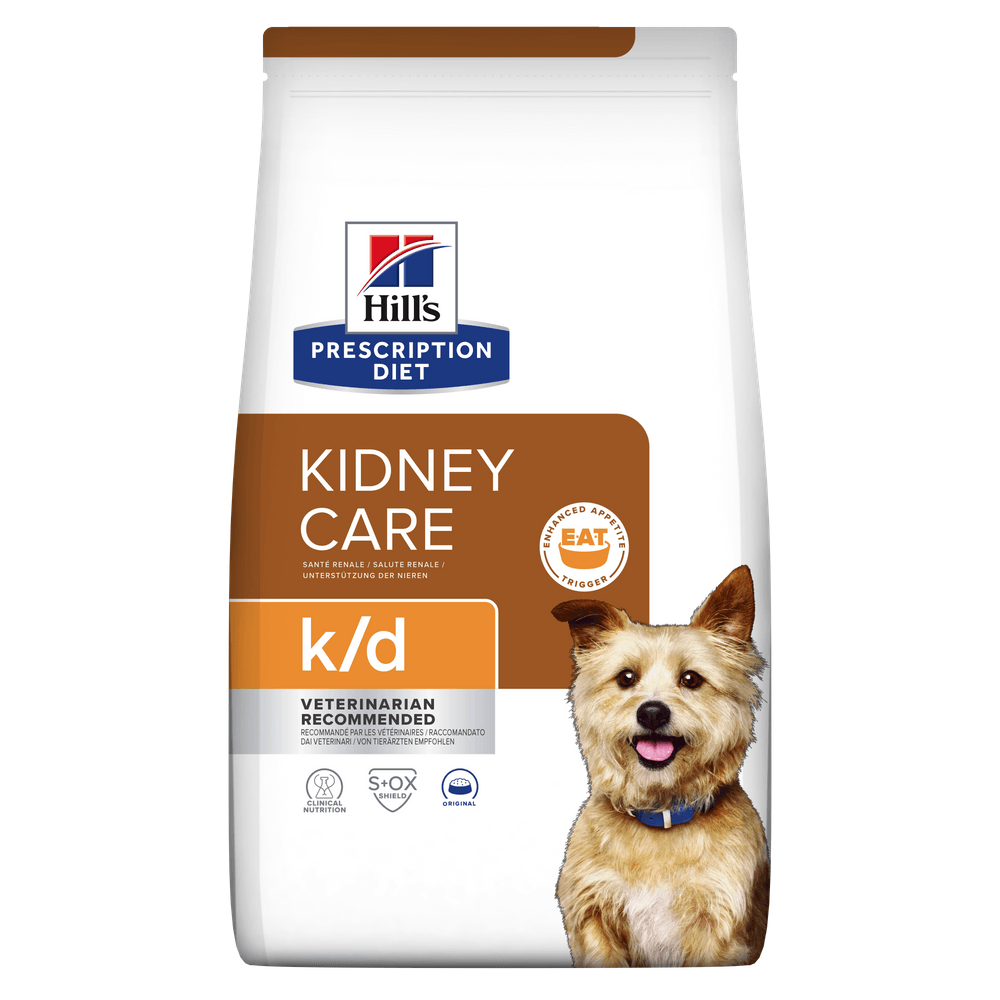 HILL\'S Prescription Diet k/d Kidney Care, dietă veterinară câini, hrană uscată, afecțiuni renale HILL\'S Prescription Diet k/d Kidney Care, dietă veterinară câini, hrană uscată, sistem renal, 12kg - 1 | YEO