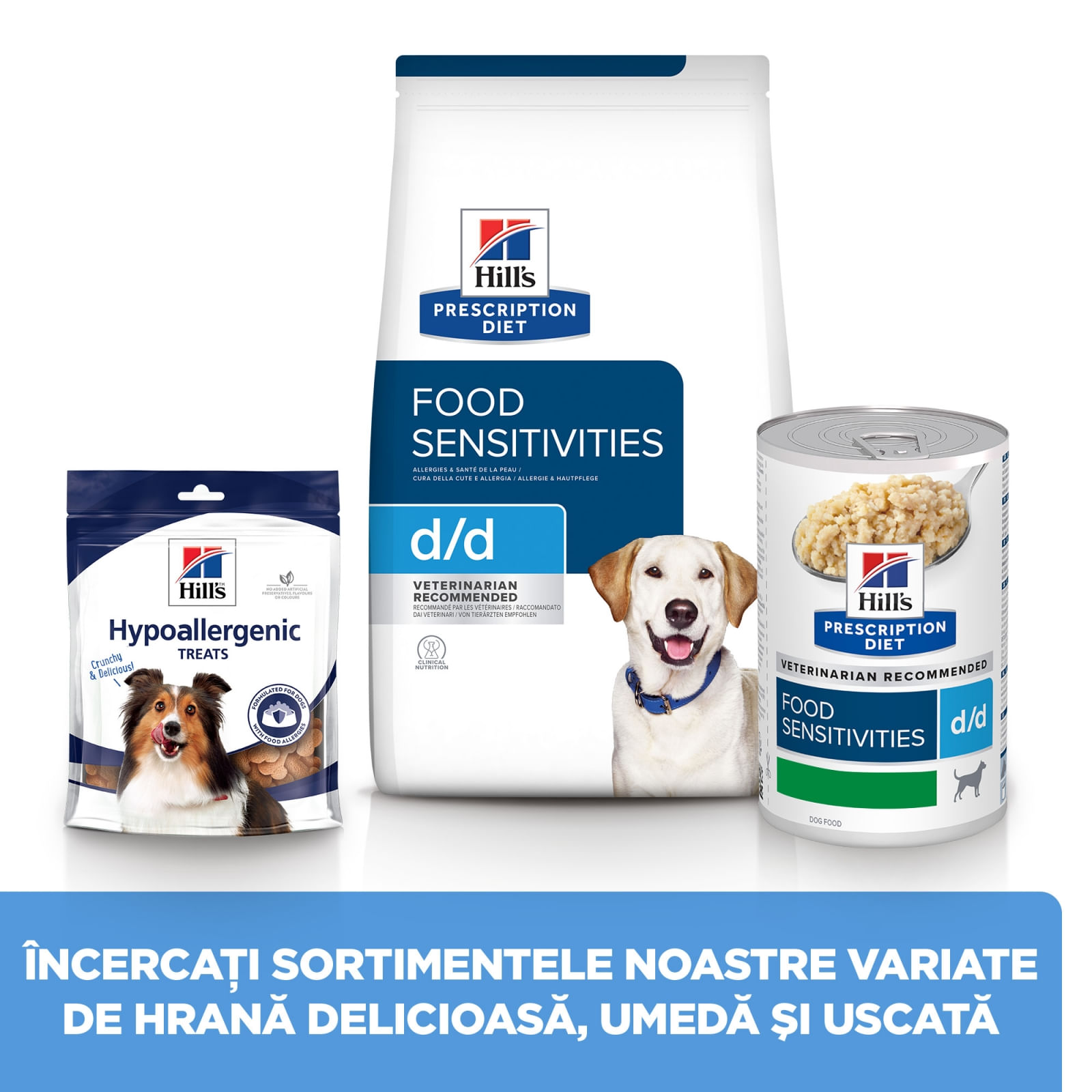 HILL'S Prescription Diet d/d Food Sensitivities, Rață cu Orez, dietă veterinară câini, hrană uscată, sensibilități digestive HILL'S Prescription Diet d/d Food Sensitivities, Rață cu Orez, dietă veterinară câini, hrană uscată, piele & blana, sistem digest