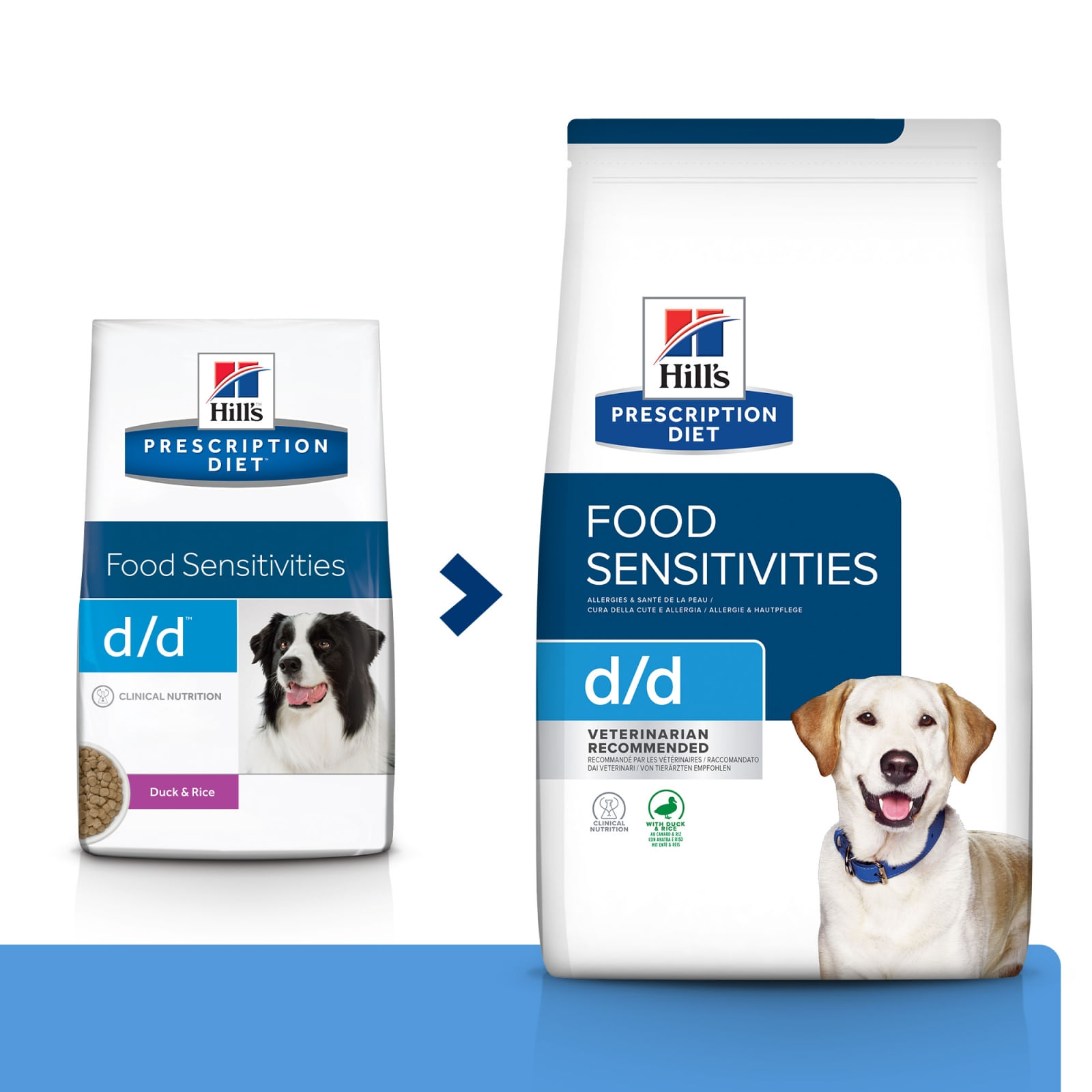 HILL\'S Prescription Diet d/d Food Sensitivities, Rață cu Orez, dietă veterinară câini, hrană uscată, sensibilități digestive HILL\'S Prescription Diet d/d Food Sensitivities, Rață cu Orez, dietă veterinară câini, hrană uscată, piele & blana, sistem digest - 1 | YEO