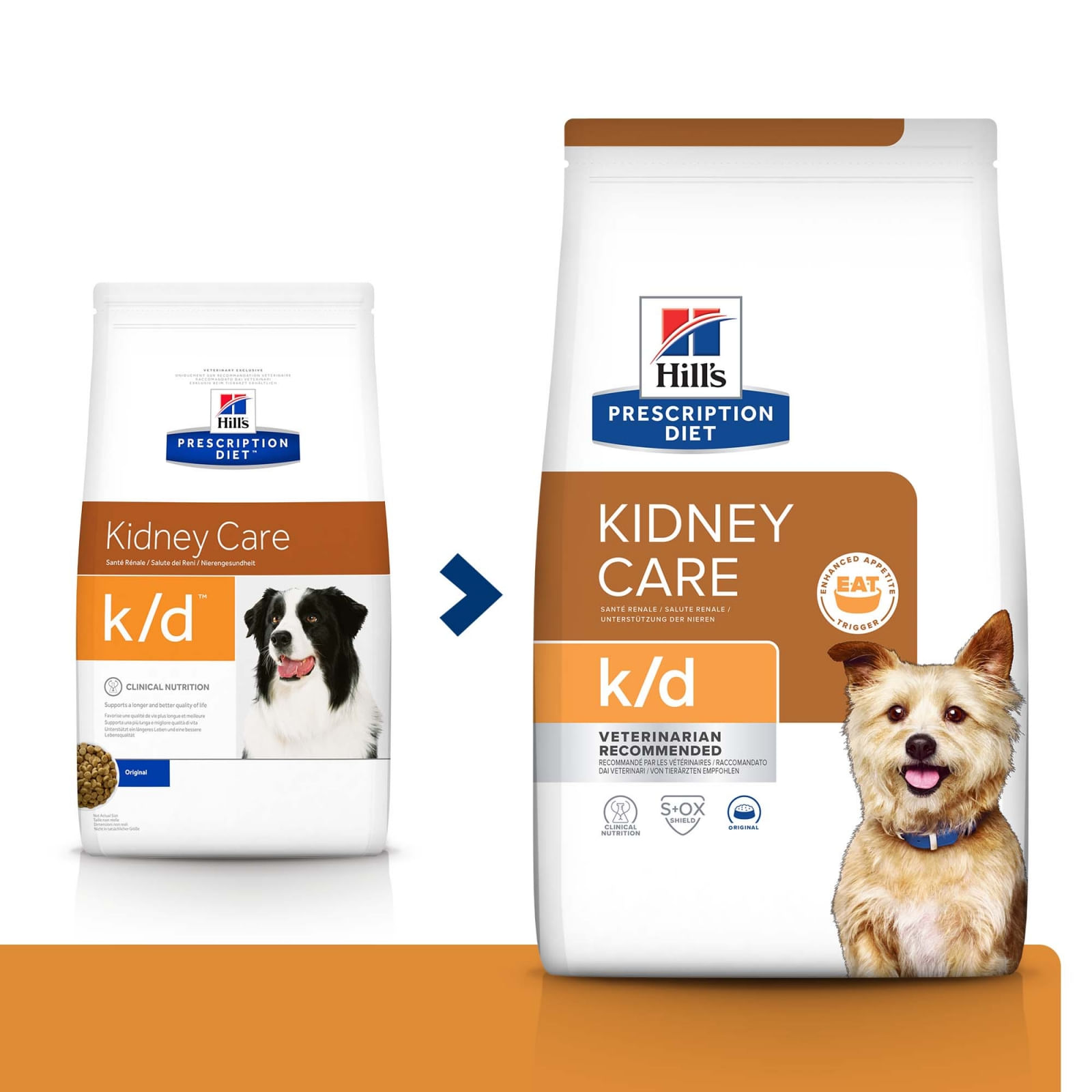 HILL&#039;S Prescription Diet k/d Kidney Care, dietă veterinară câini, hrană uscată, afecțiuni renale HILL&#039;S Prescription Diet k/d Kidney Care, dietă veterinară câini, hrană uscată,sistem renal, 4kg