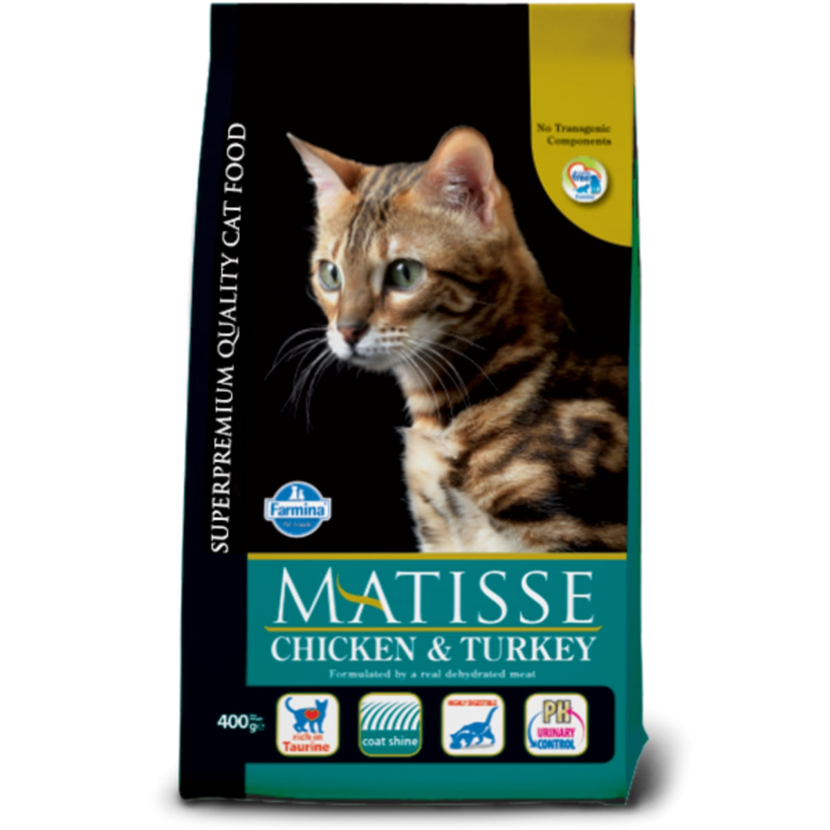 MATISSE, Pui și Curcan, hrană uscată pisici, 1.5kg - 1 | YEO