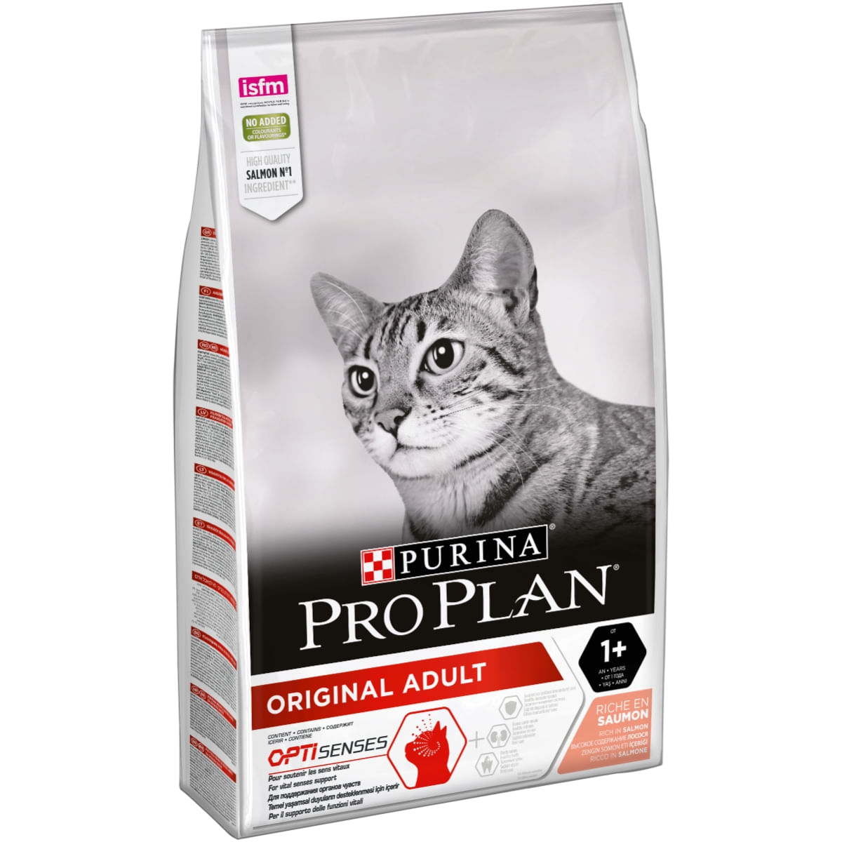 PURINA Pro Plan Original OptiSenses Adult, Somon, hrană uscată pisici, 10kg - 1 | YEO