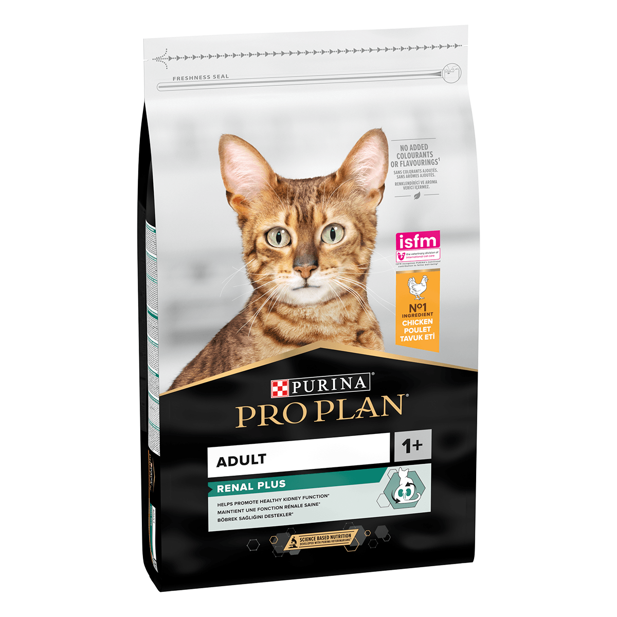 PURINA Pro Plan Original OptiRenal Adult, Pui, hrană uscată pisici, afecțiuni renale, 10kg - 1 | YEO