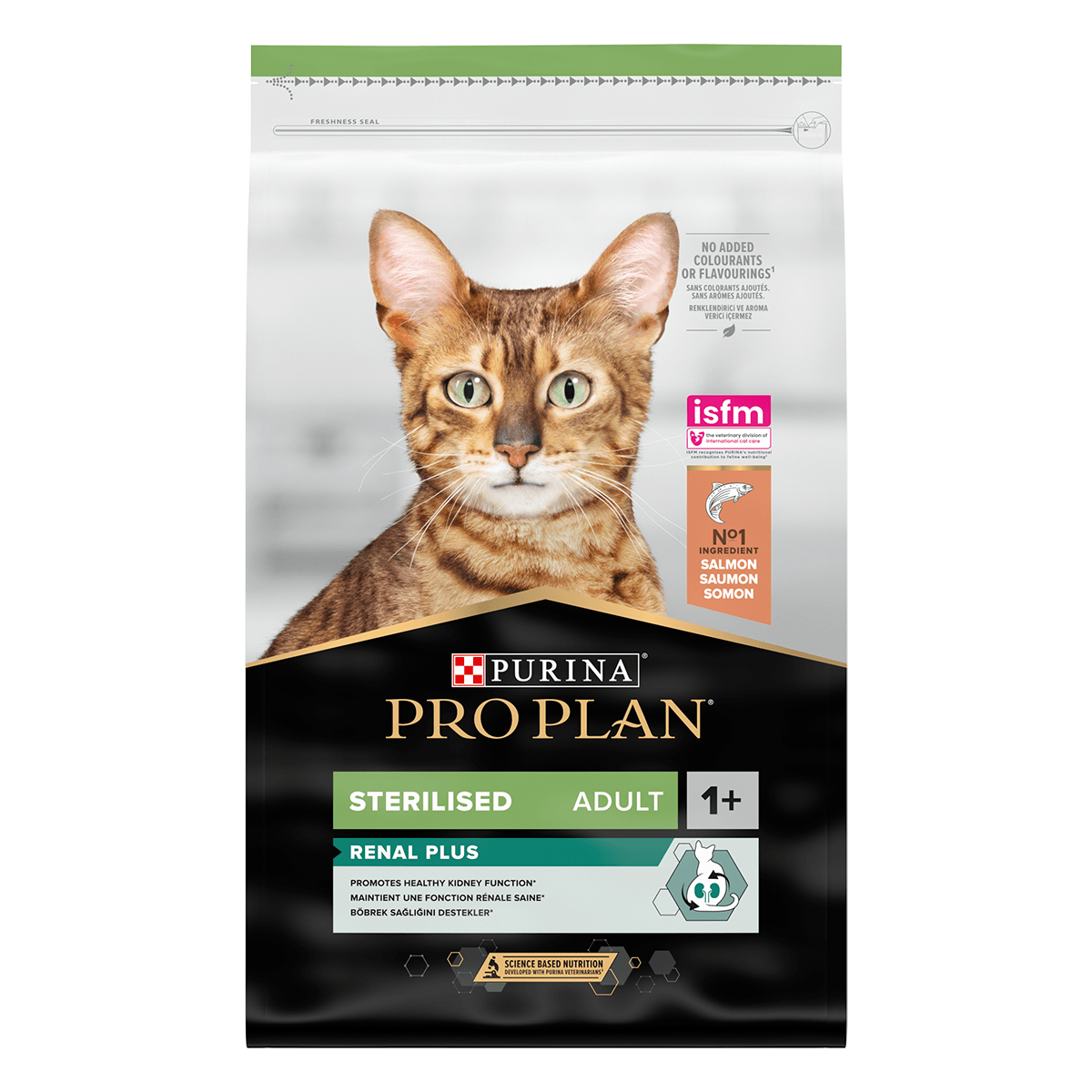 PURINA Pro Plan Sterilised OptiRenal, Somon, hrană uscată pisici sterilizate, 10kg - 1 | YEO