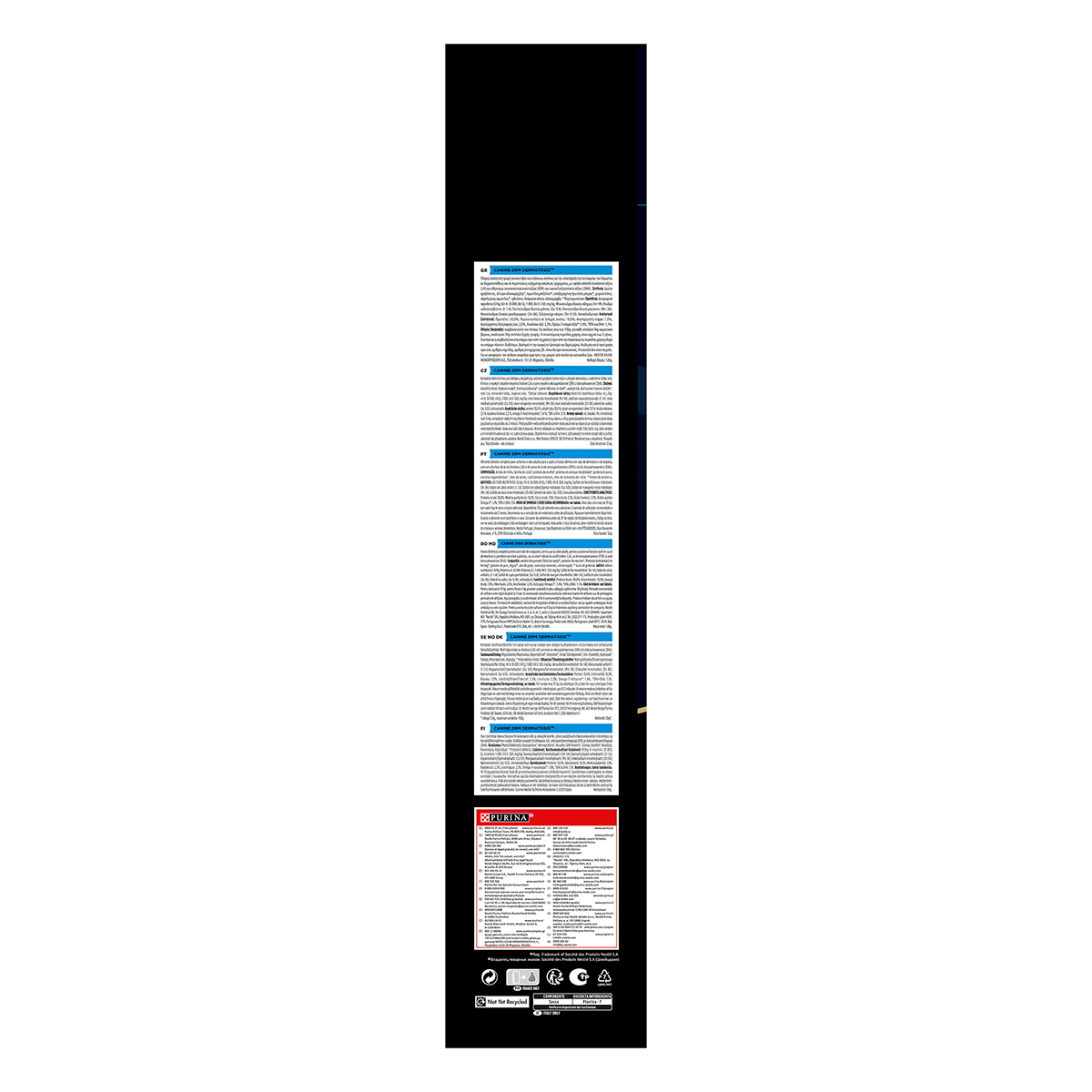 PURINA Pro Plan Veterinary Diets Dermatosis, dietă veterinară câini, hrană uscată, afecțiuni dermatologice, 12kg - 1 | YEO