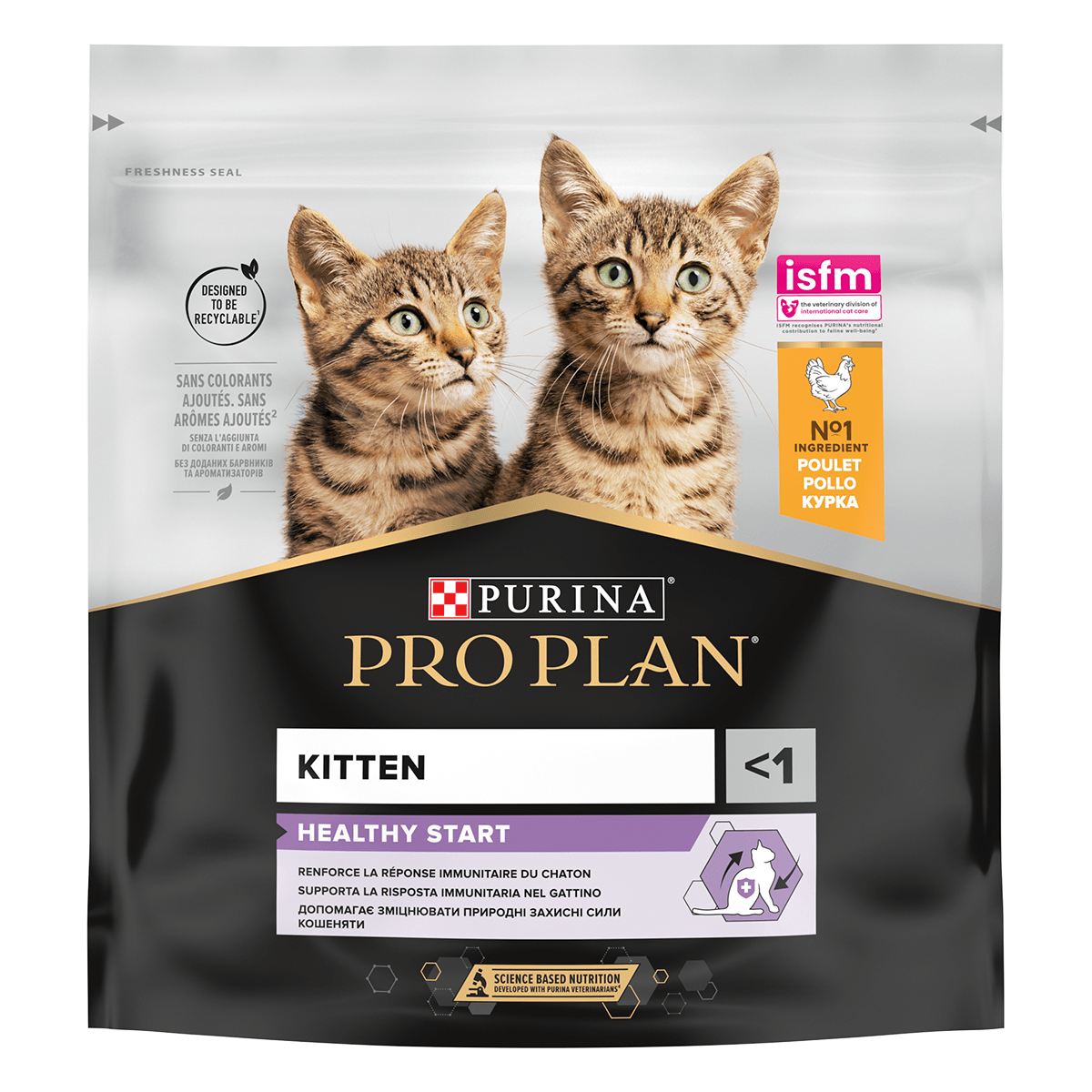 PURINA Pro Plan Original Kitten, Pui, hrană uscată pisici junior, 400g