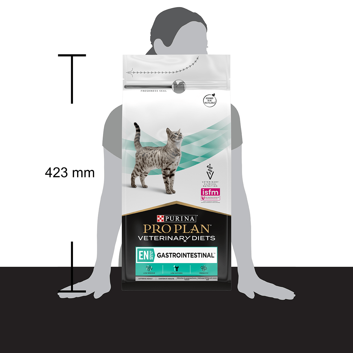 PURINA Pro Plan Veterinary Diets Gastrointestinal, dietă veterinară pisici, hrană uscată, afecțiuni digestive, 1.5kg - 3 | YEO