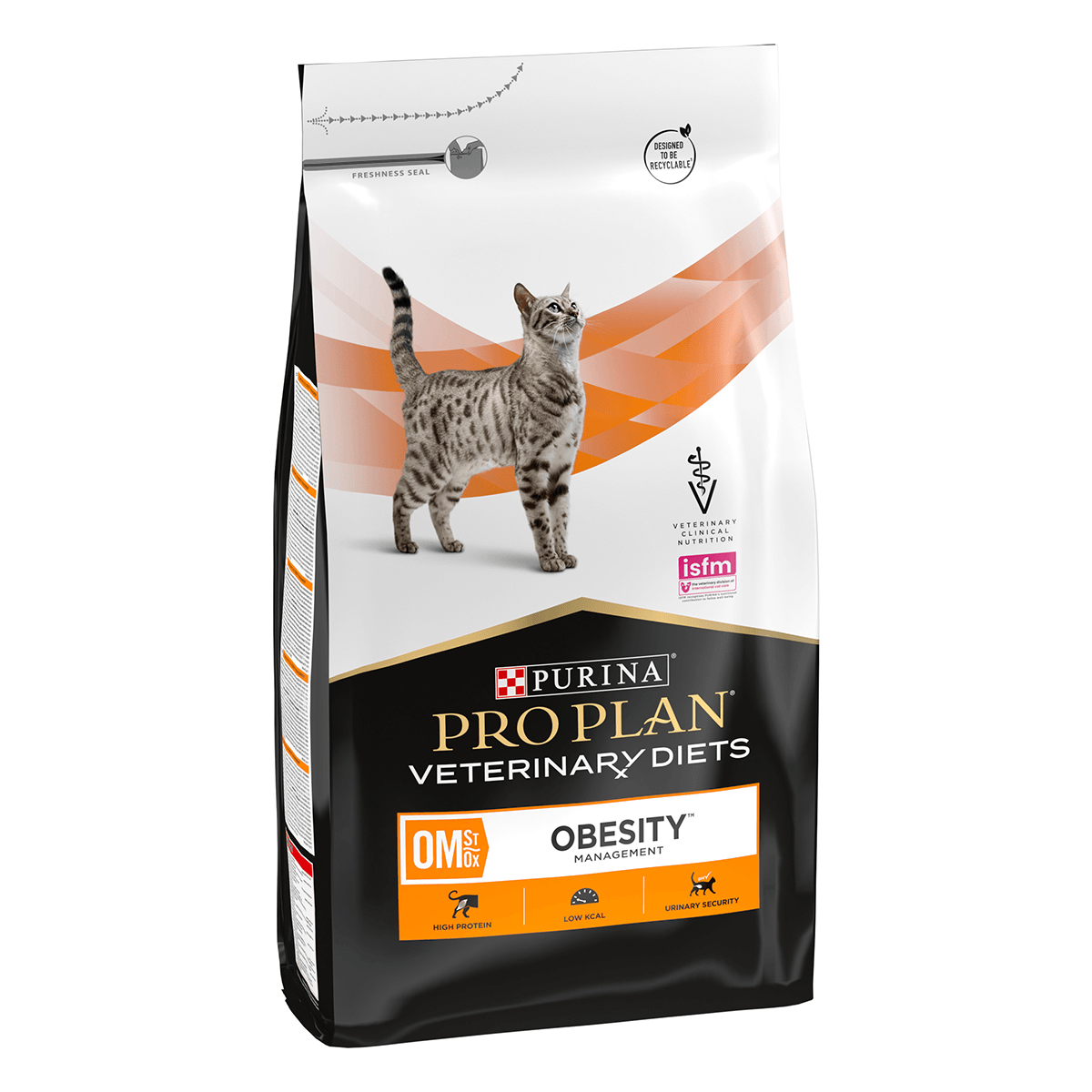 PURINA Pro Plan Veterinary Diets Obesity Management, dietă veterinară pisici, hrană uscată, managementul greutății, 5kg