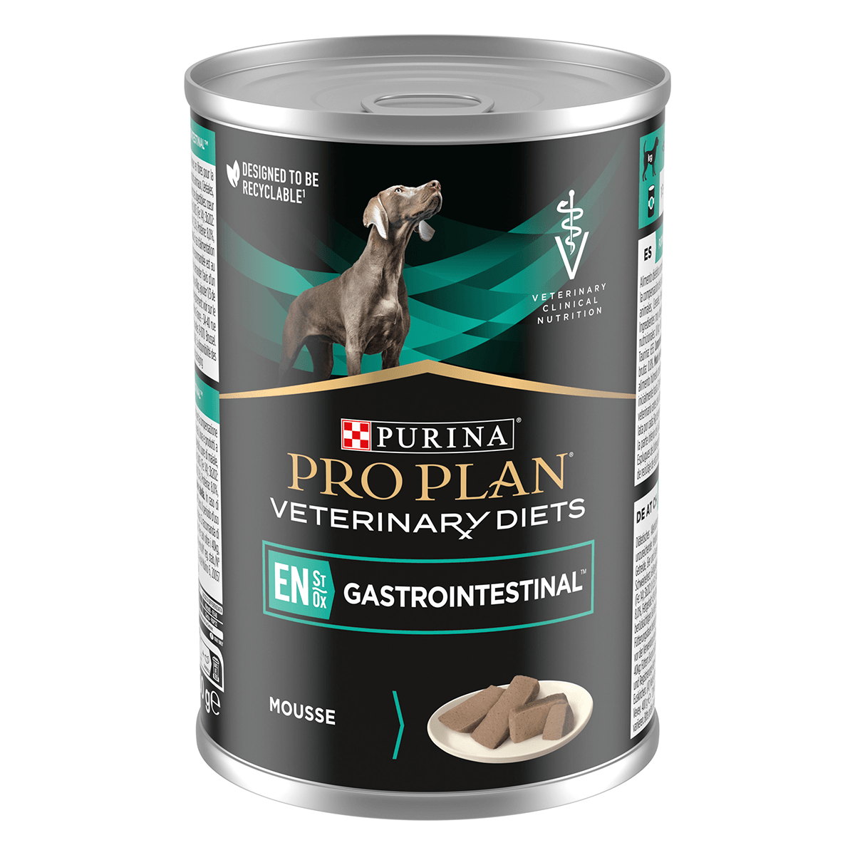 PURINA Pro Plan Veterinary Diets Gastrointestinal Mousse, dietă veterinară câini, conservă hrană umedă, afecțiuni digestive, 400g - 3 | YEO