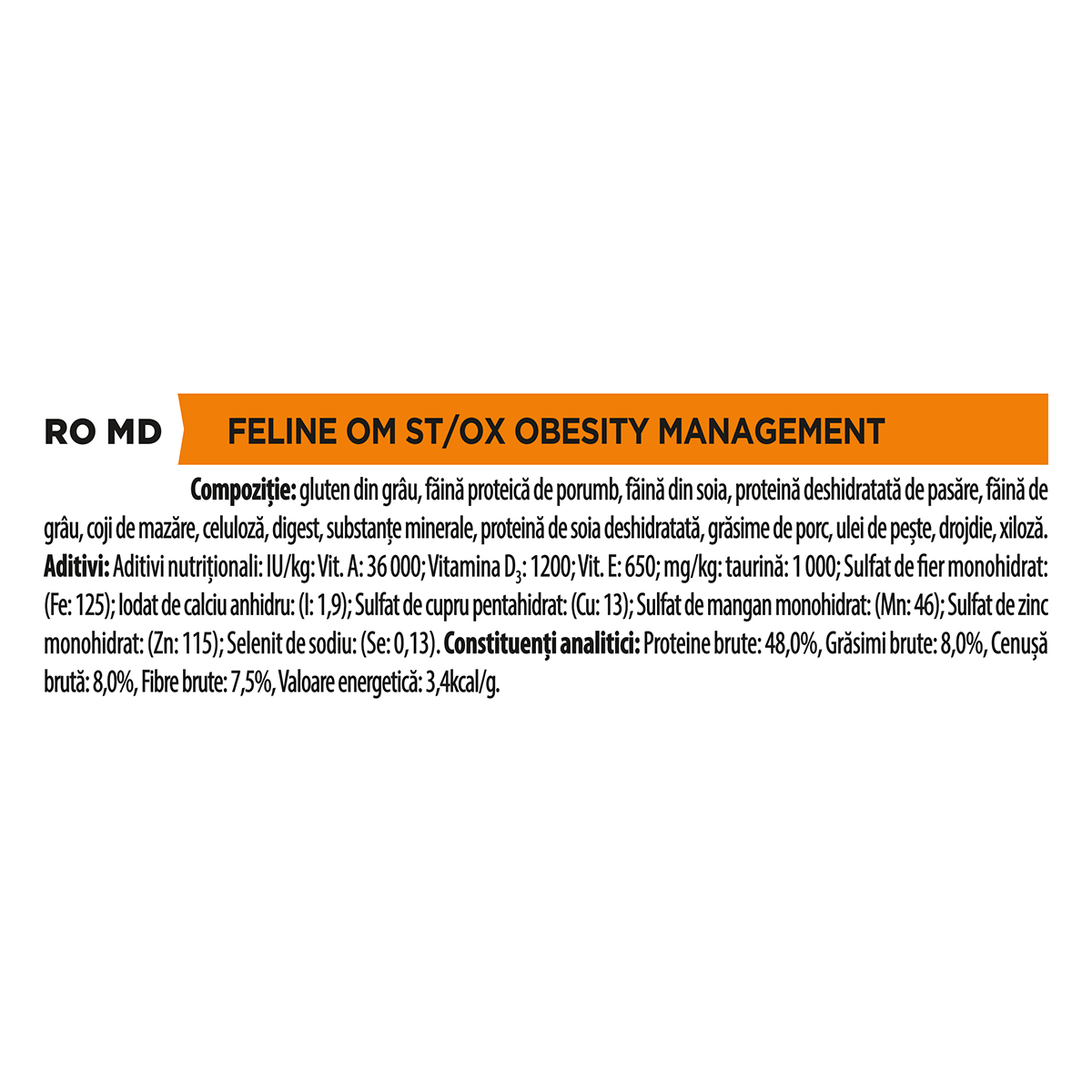 PURINA Pro Plan Veterinary Diets Obesity Management, dietă veterinară pisici, hrană uscată, managementul greutății, 5kg