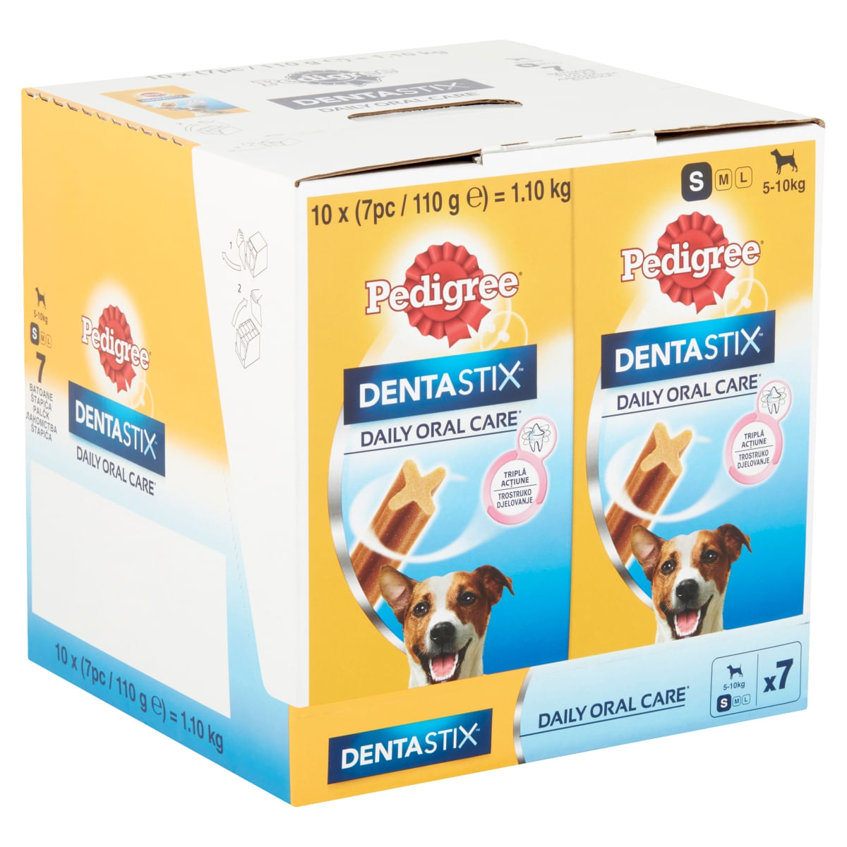 PEDIGREE DentaStix Daily Oral Care, recompense câini talie mică, batoane, 7buc - 1 | YEO