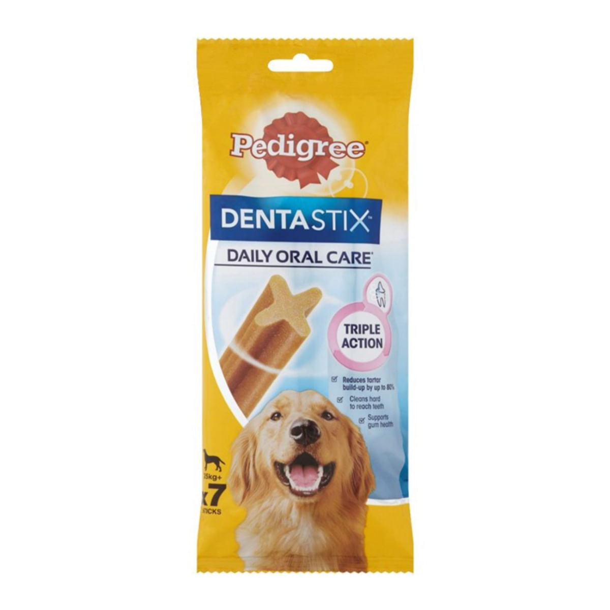 PEDIGREE DentaStix Daily Oral Care, recompense câini talie mare, batoane, 7buc - 3 | YEO