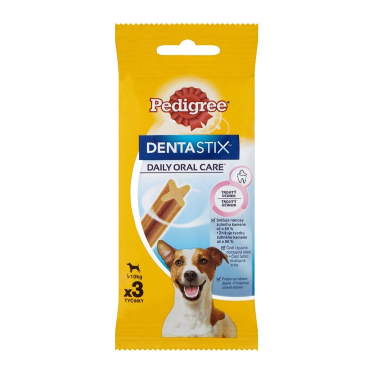 PEDIGREE DentaStix Daily Oral Care, recompense câini talie mică, batoane, 3buc - 3 | YEO