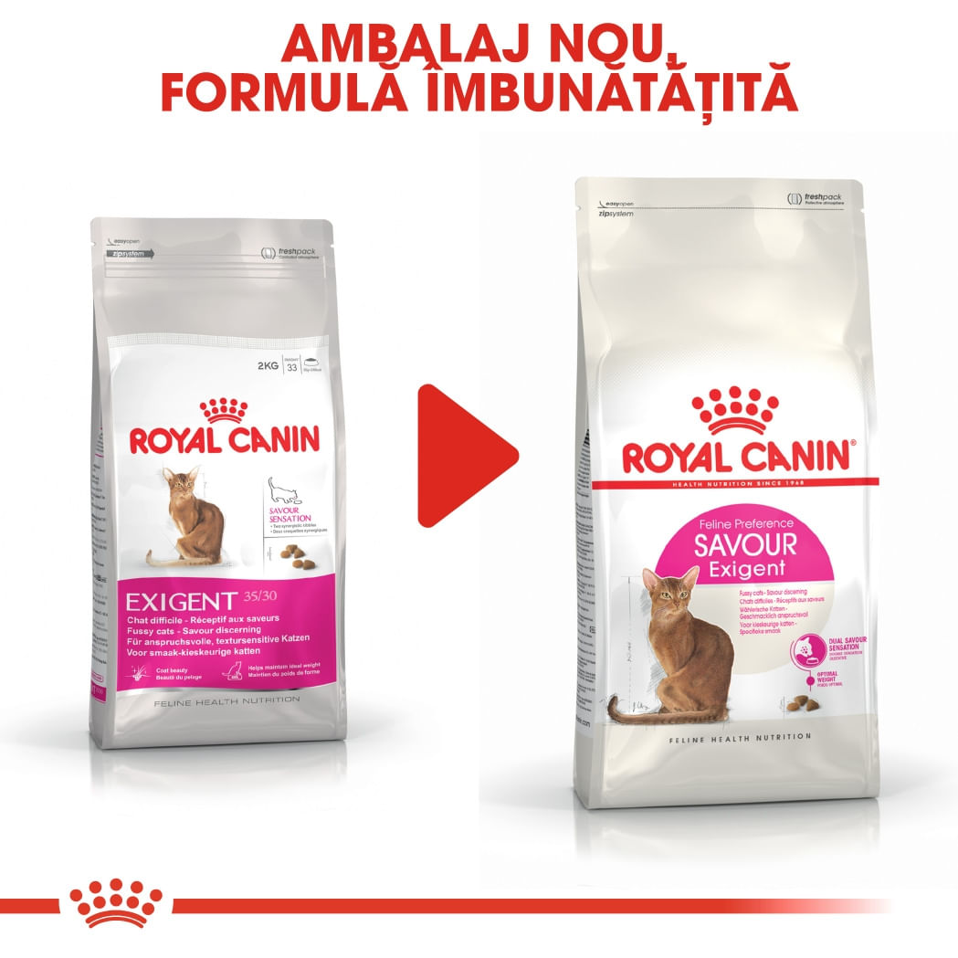 Royal Canin Exigent Savour Adult, hrană uscată pisici, apetit capricios, 2kg