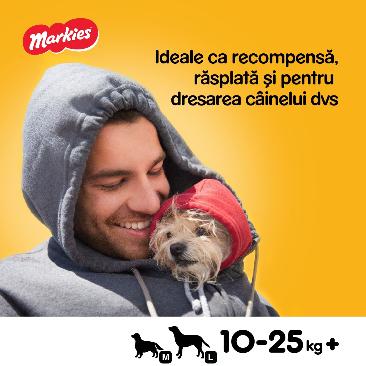 PEDIGREE Markies, recompense câini, biscuiți, aromă de măduvă, 500g - 3 | YEO