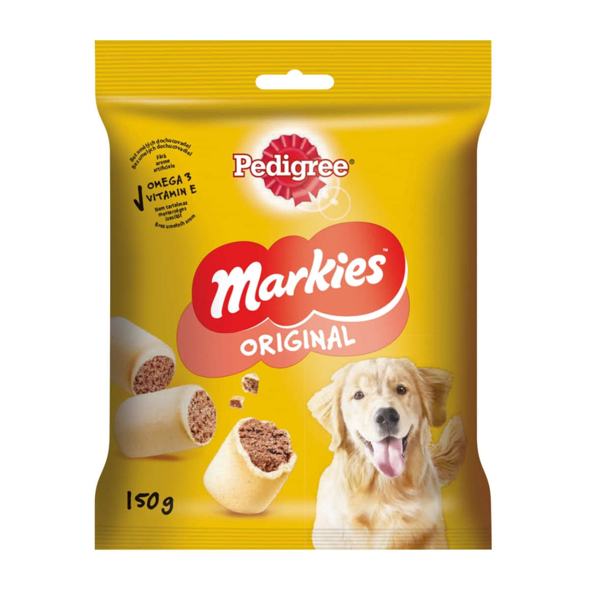 PEDIGREE Markies, recompense câini, biscuiți, aromă de măduvă, 150g - 3 | YEO