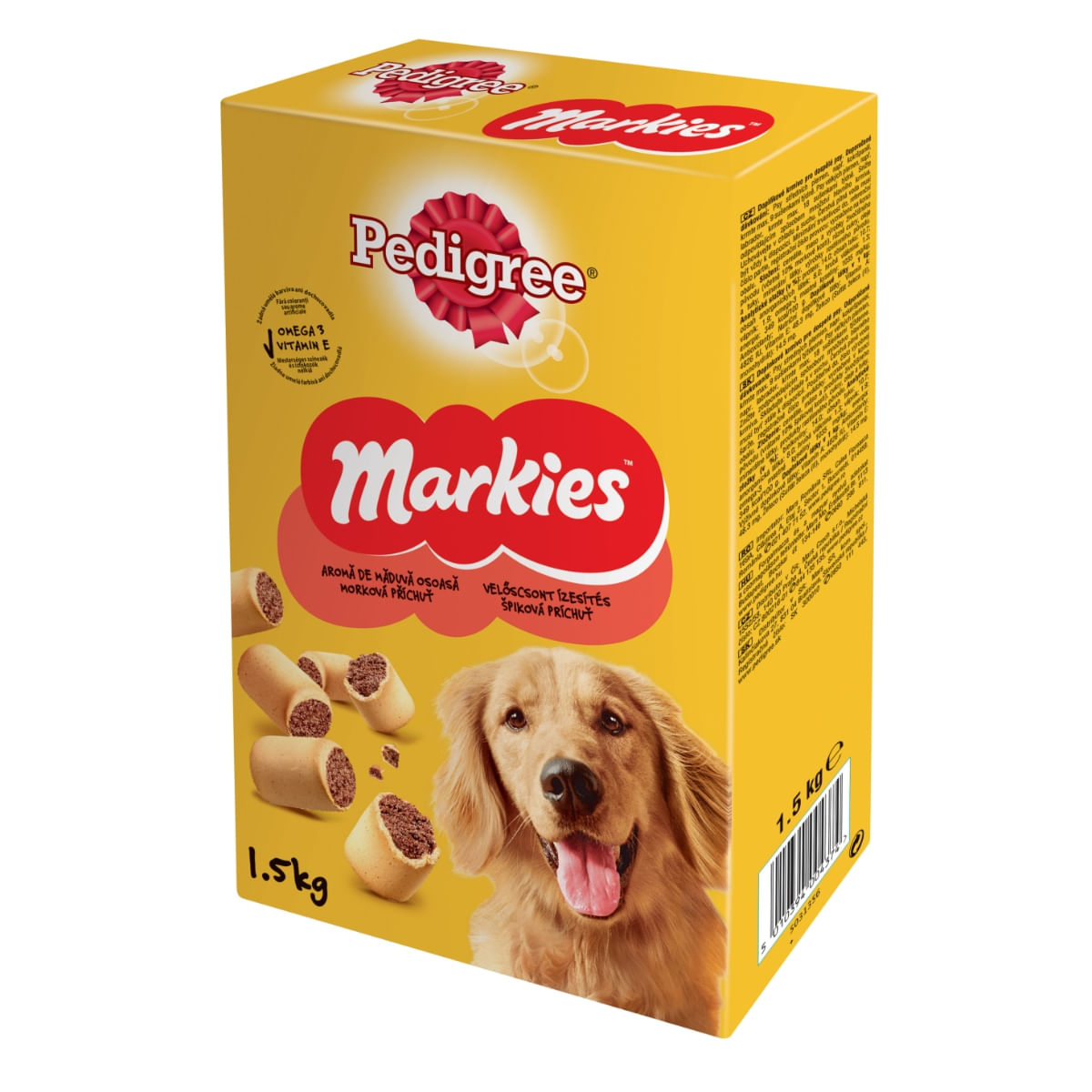 PEDIGREE Markies, recompense câini, biscuiți, aromă de măduvă, 500g - 1 | YEO