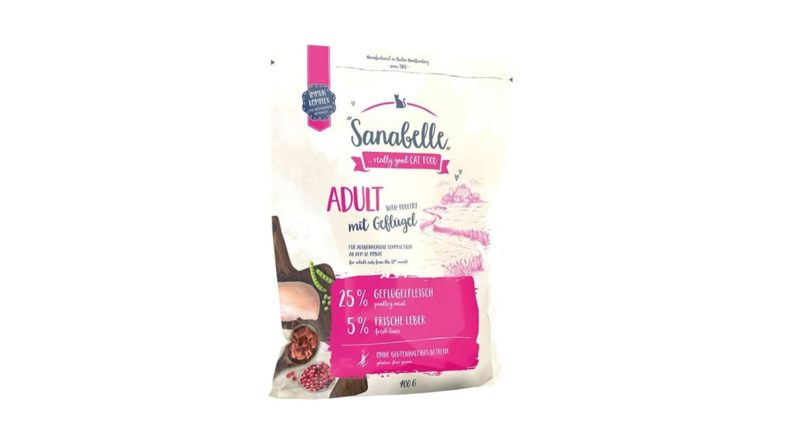 Sanabelle Adult cu Pui, 400 g - 1 | YEO