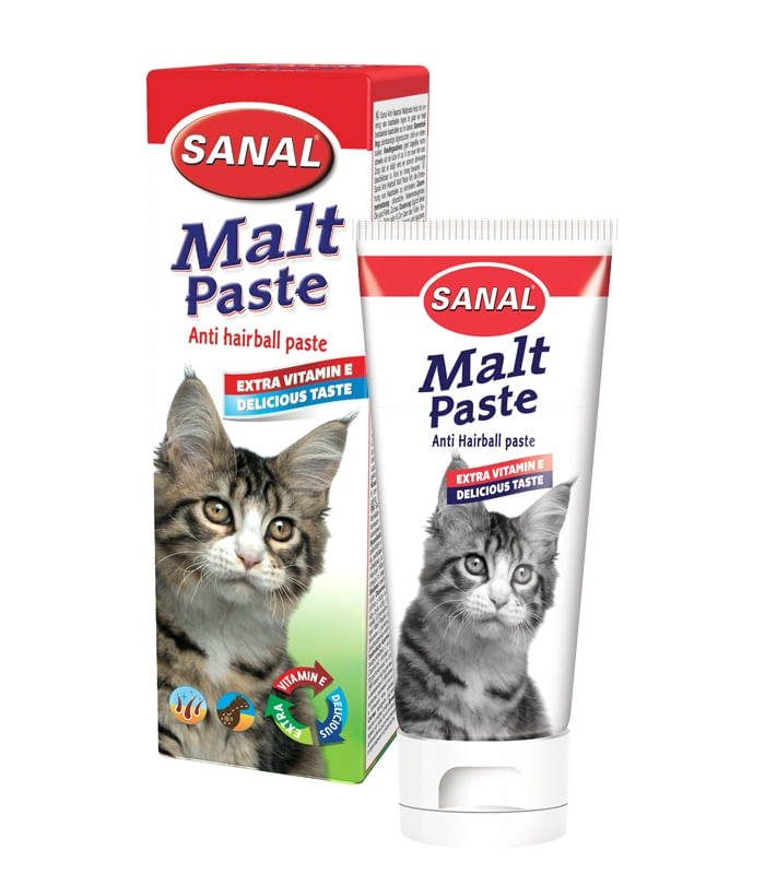 Sanal Pasta de Malt Anti-Hairball, 100 g