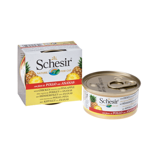 Schesir Cat Conserva Fruit Pui si Ananas 75 g