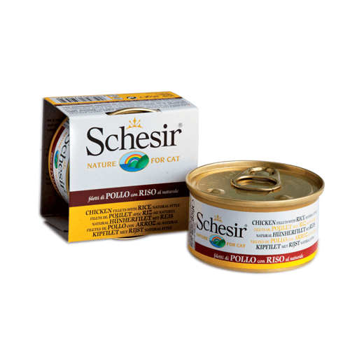 Schesir Cat Conserva Pui File si Orez 85 g