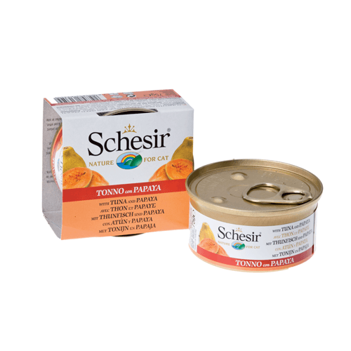 Schesir Cat Conserva Fruit Ton si Papaya 75 g - 1 | YEO