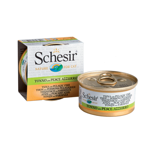 Schesir Cat Ton si Peste Oceanic in Supa 70 g