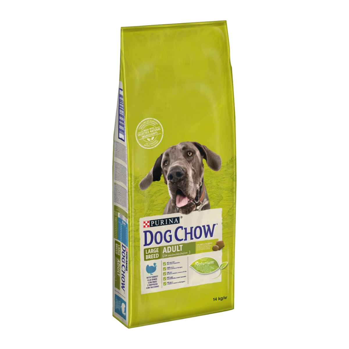 PURINA Dog Chow Adult L-XL, Curcan, hrană uscată câini, 14kg