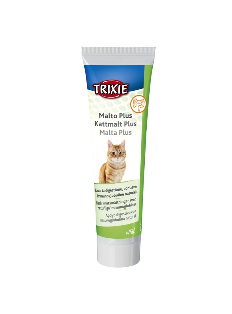 Trixie Pasta de Malt cu Imunoglobuline, Anti-Hairball, 100 g