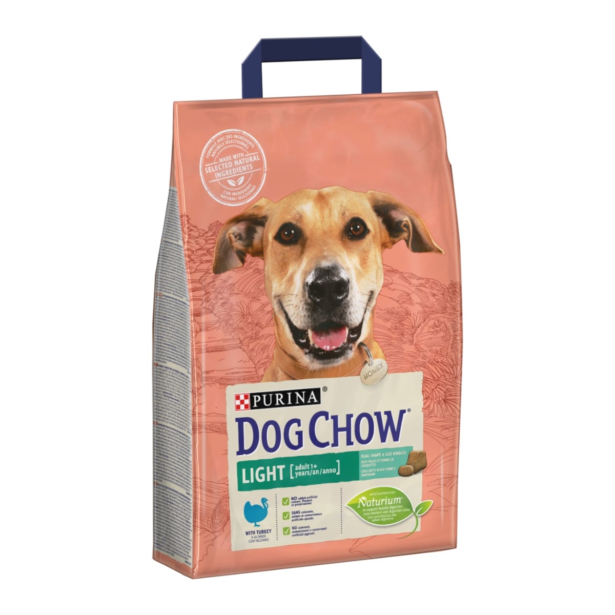 PURINA Dog Chow Adult Light, Curcan, hrană uscată câini, managementul greutății, 2.5kg - 1 | YEO