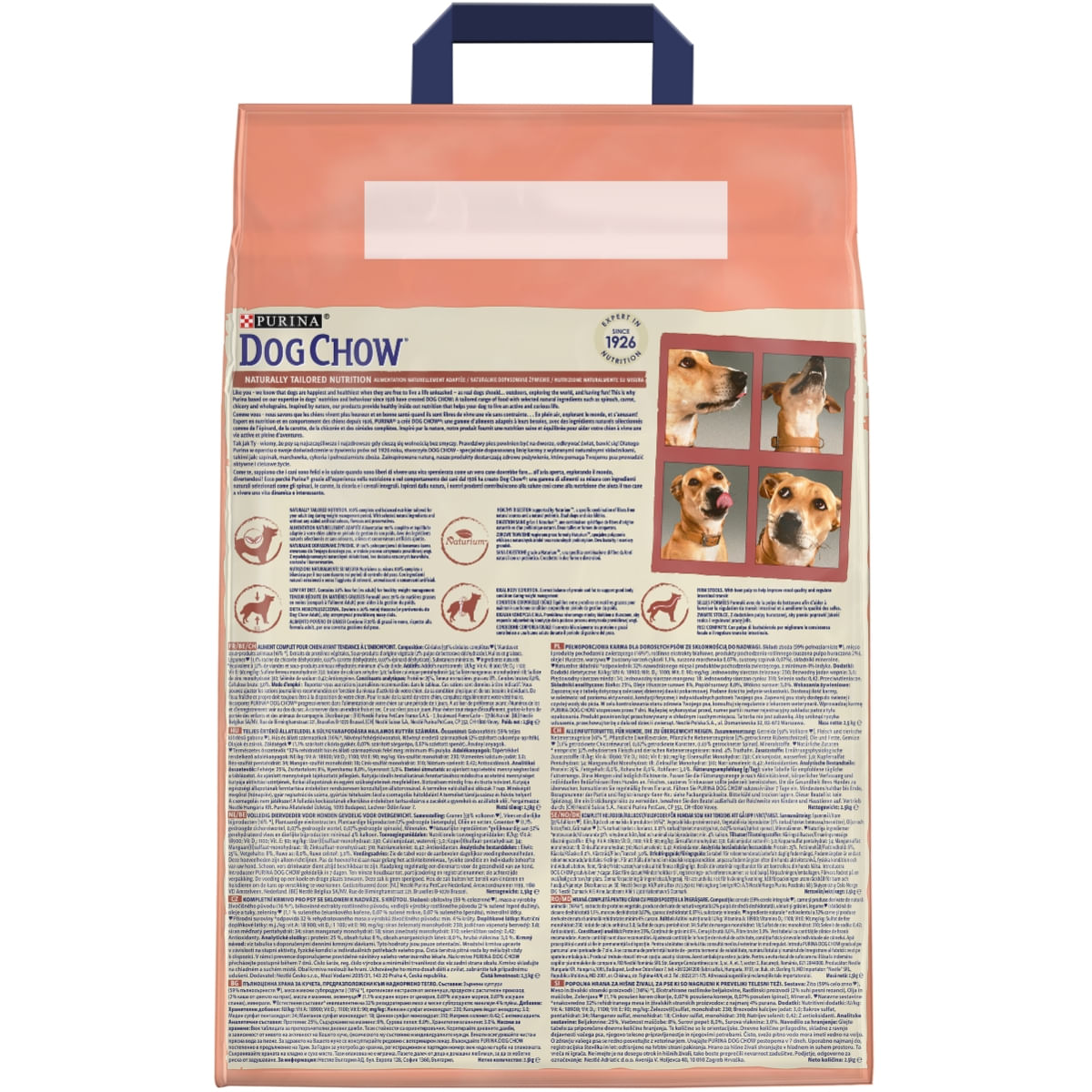 PURINA Dog Chow Adult Light, Curcan, hrană uscată câini, managementul greutății, 2.5kg