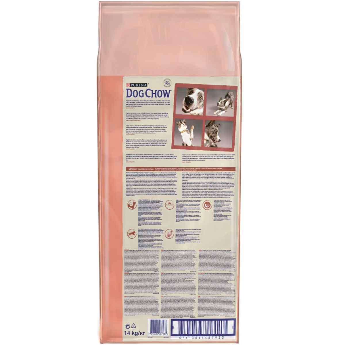 PURINA Dog Chow Adult Active, Pui, hrană uscată câini, activitate intensă, 14kg