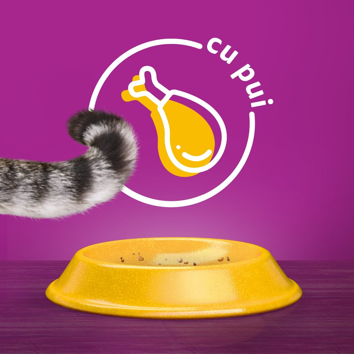 WHISKAS Adult, Pui, hrană uscată pisici, 1.4kg