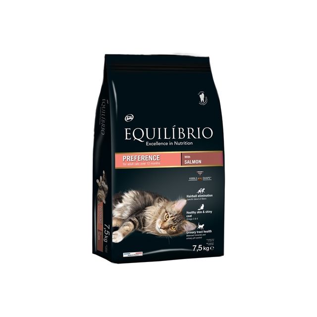 Equilibrio Cat Adult Preference Somon, 7.5 kg