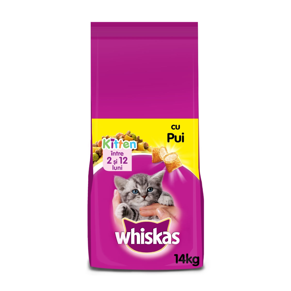 WHISKAS Junior, Pui, hrană uscată pisici junior, 14kg - 3 | YEO