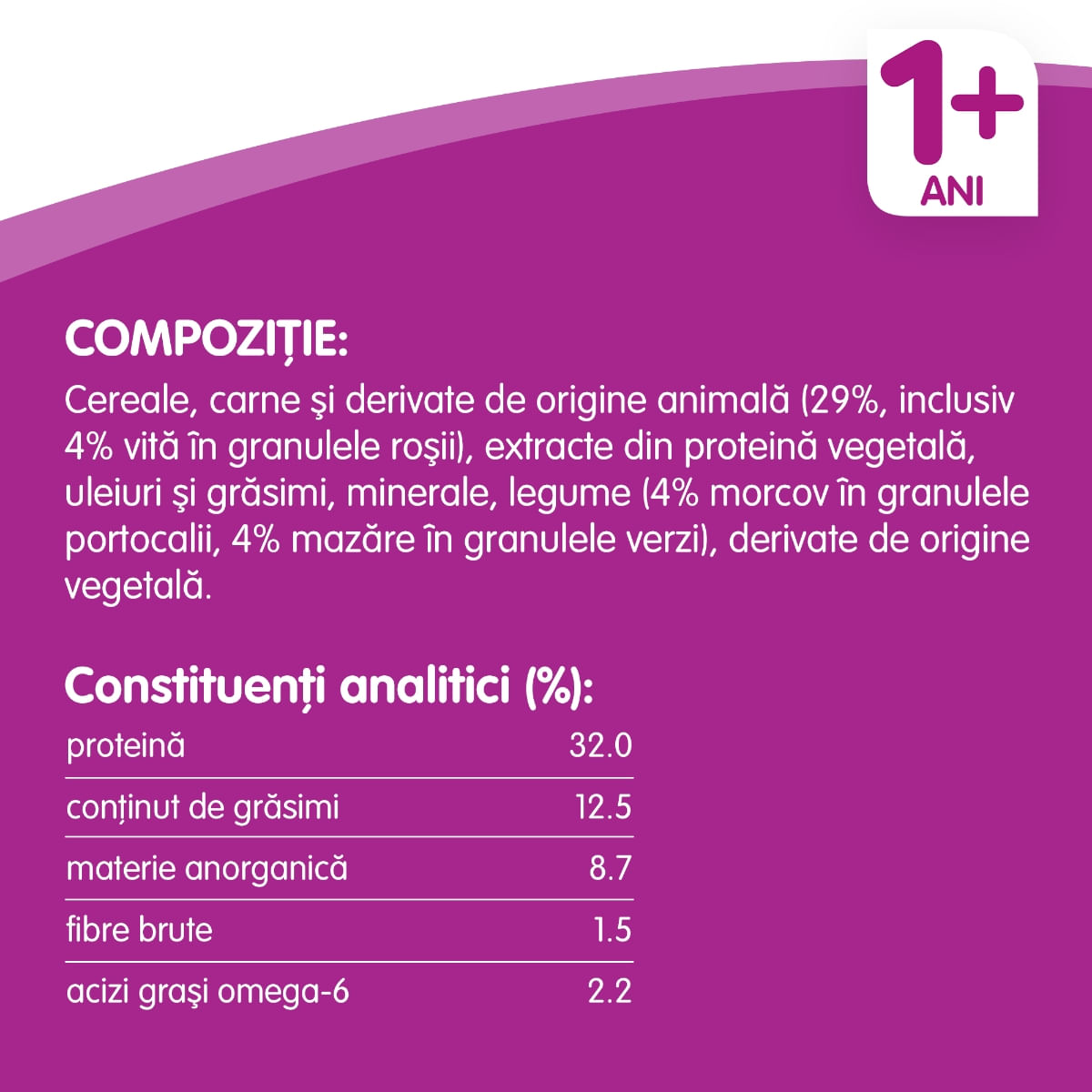 WHISKAS Adult, Vită, hrană uscată pisici, 14kg