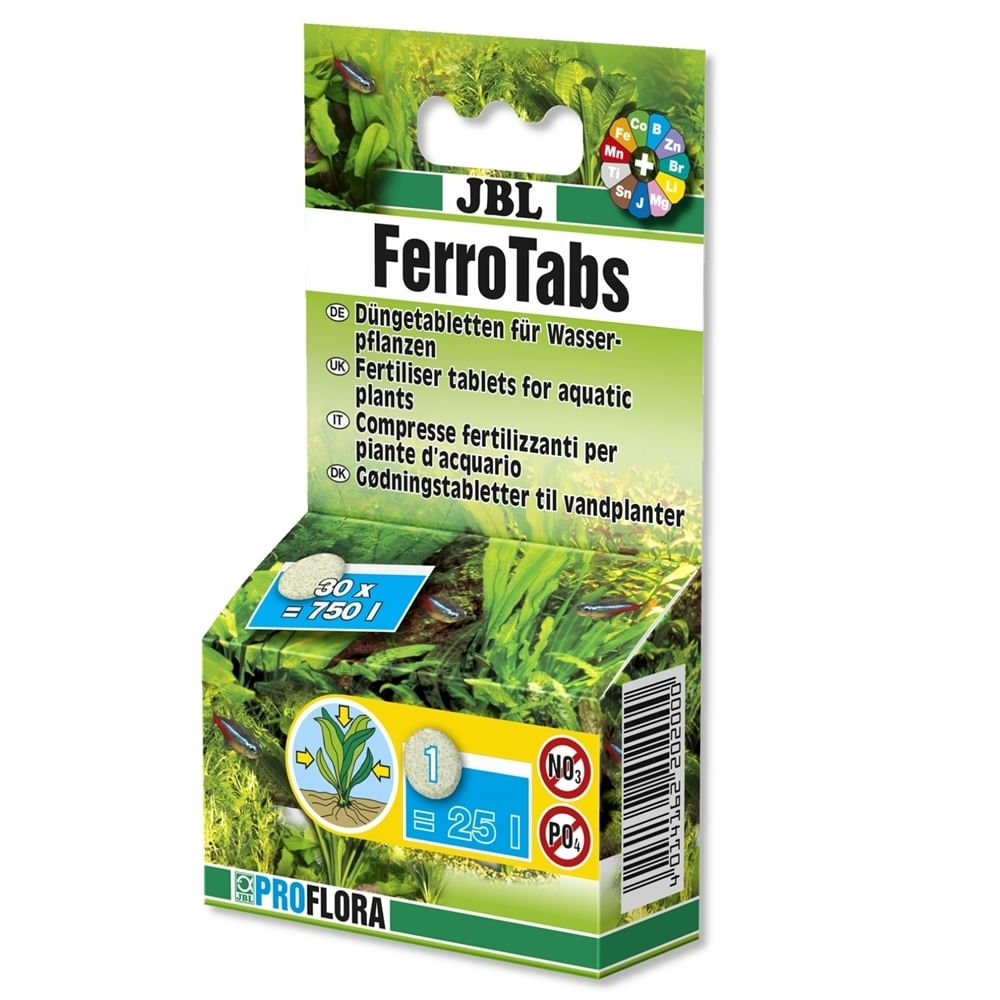 Fertilizator pentru plante JBL Ferrotabs, 30 tabl