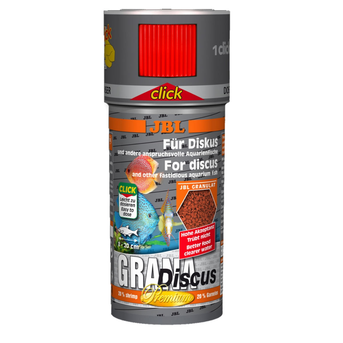 JBL Grana Discus Click, 250ml